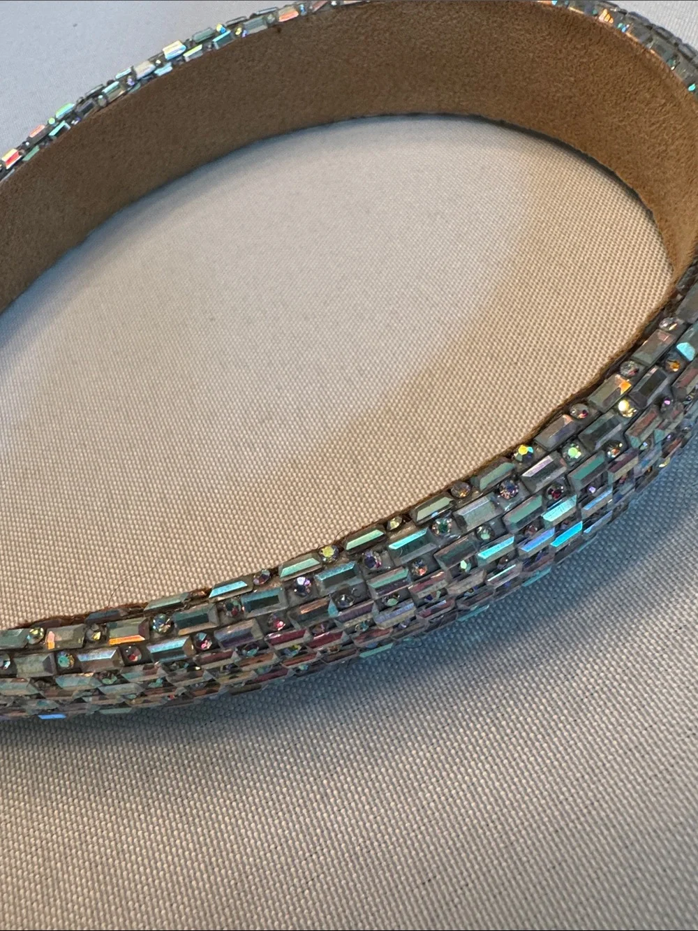 Beaded Iridescent Crystal Headband - Women Accessories